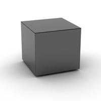 Venetian Cube Mirror Coffee Table - Smoked 