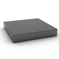 Large Mirrored Coffee Table - Smoked Mirror