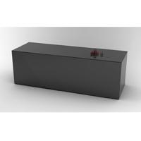 Venetian Cube Mirrored Coffee Table Long Smoked